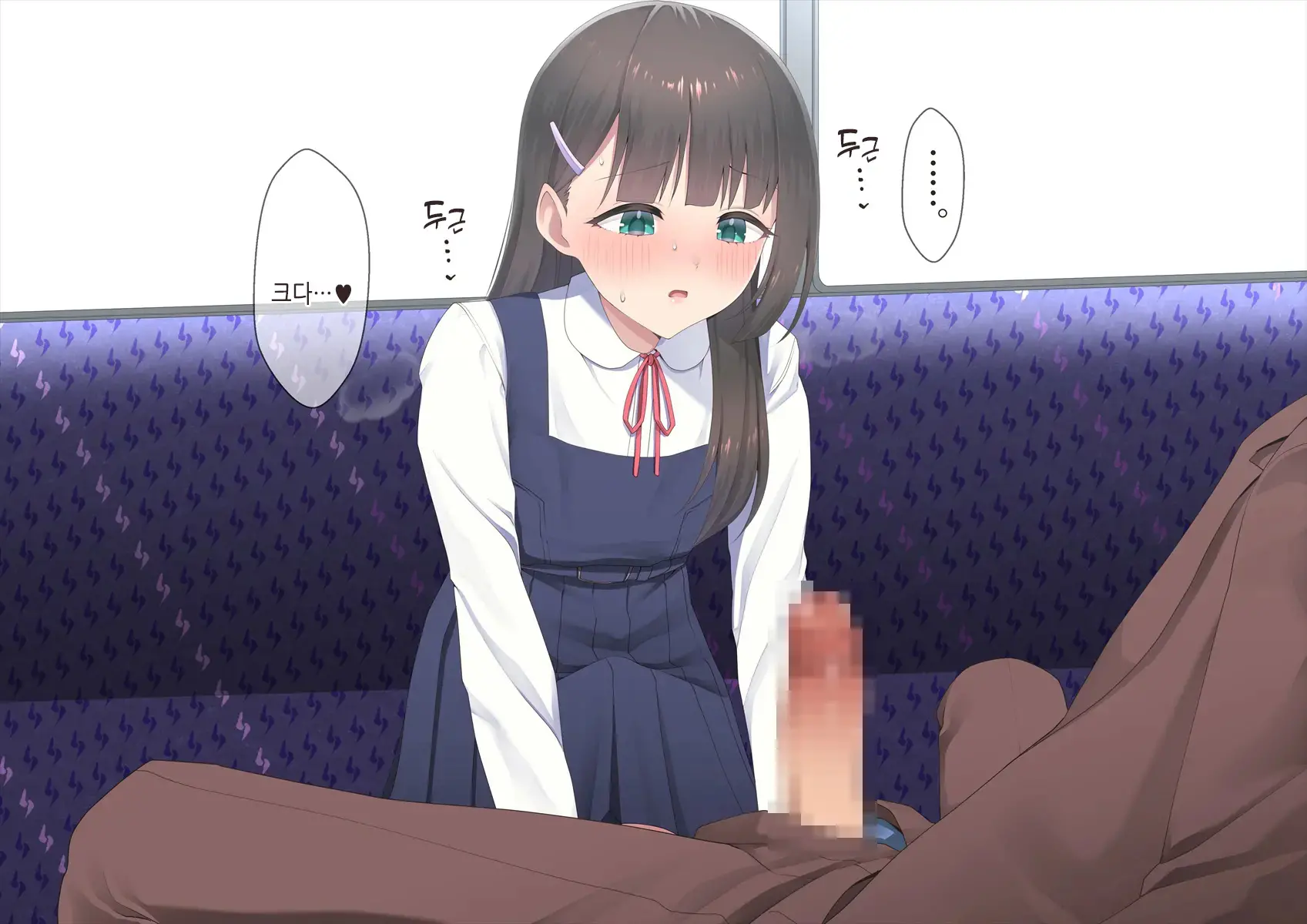 Densha De Bokki O Mitsukeru Otokonoko | 전철에서 발기 자지를 발견한 낭자애
